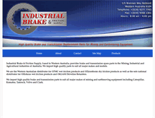 Tablet Screenshot of industrialbrake.com.au